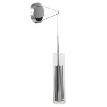 Бра цвета хром с двухслойным плафоном NARSIS