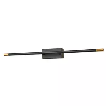 Бра Drawing Line Gold Black Rectangular Base