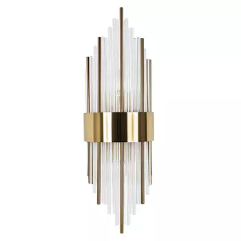 Бра Flutes с Латунным металлом