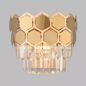 Бра Hanging Hexagon Moira Sconce gold