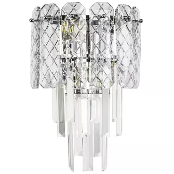 Бра Harmonica Crystal Chrome Wall Lamp