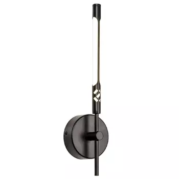 Бра Матового черного цвета Glowing Flute