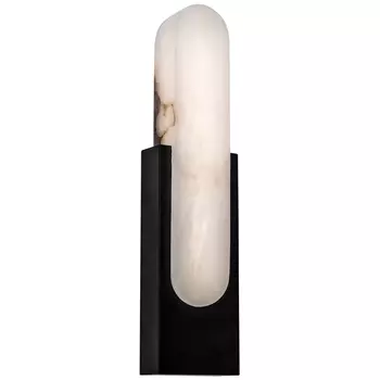 Бра MIRCA светильник с имитацией камня Stone Black Wall Lamp