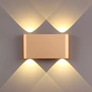 Бра Obverse Gold Rectangle A Wall lamp
