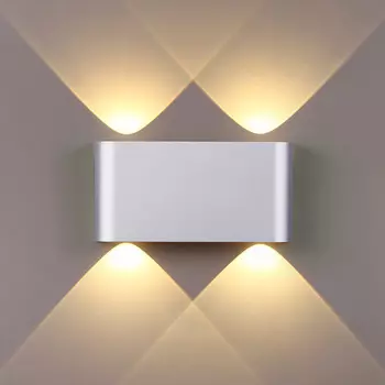 Бра Obverse Silver Rectangle A Wall lamp