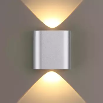 Бра Obverse Silver Square Wall lamp