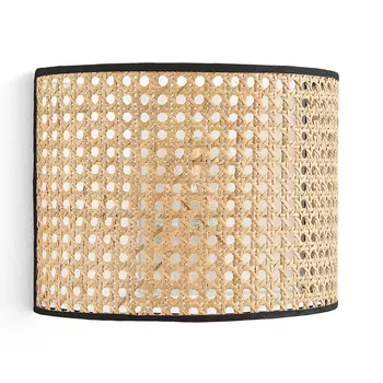 Бра Ottar Wicker Rattan beige black