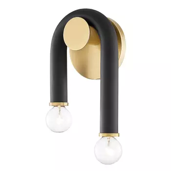 Бра Paulson floppy wall sconce gold
