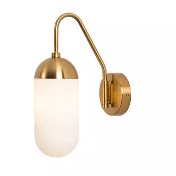 Бра Pelle Sconce short Gooseneck Clear Shade
