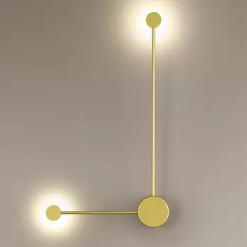 Бра Pin Wall Light Gold Angle