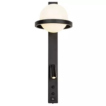 Бра Поворотный спот Pots light Черный