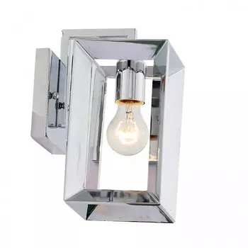 Бра Rectangle Chrome Wall Lamp