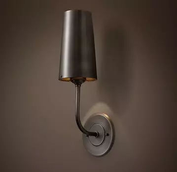 Бра RH Modern Taper Sconce with Metal Shade