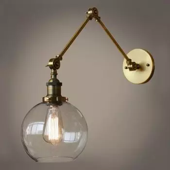 Бра Round Iron Joints Bronze