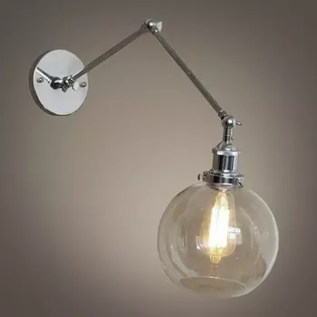 Бра Round Iron Joints Chrome