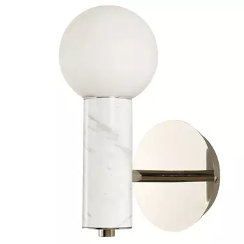 Бра с декором под белый мрамор Shaw Marble