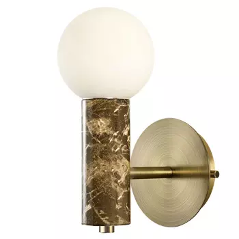 Бра с декором под коричневый мрамор Shaw Marble
