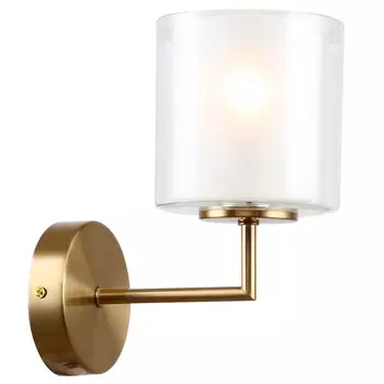 Бра с плафоном из двойного стекла LAURENT Латунь