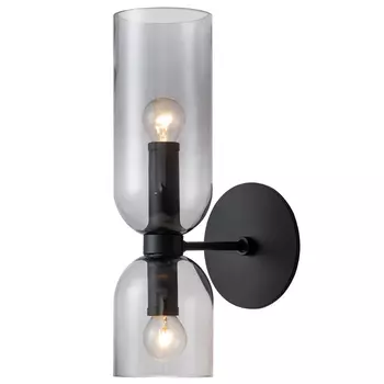 Бра с плафоном из дымчато-серого стекла Light Maker Studio