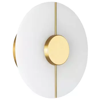 Бра с плафоном из камня в форме диска Buccio Stone Disk Wall Lamp