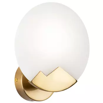 Бра с плафоном из камня в форме диска Ricci Stone Wall Lamp