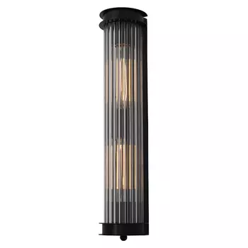 Бра с рифленым плафоном Glass Tube Black