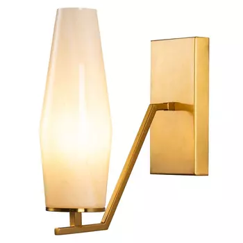 Бра с выдувным плафоном кремового цвета Creamy