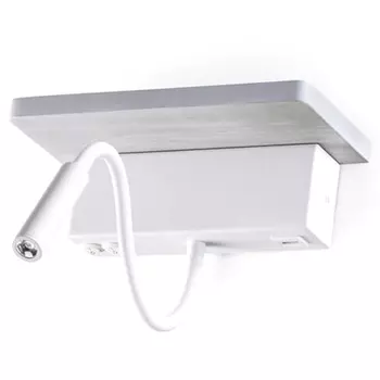 Бра Shirk Белое с USB входом