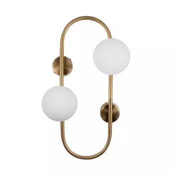 Бра со Стеклянным Плафоном Oval Path