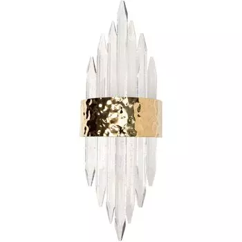 Бра Transparent glass gold