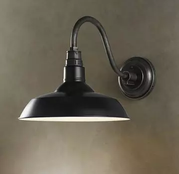 Бра Vintage Barn Sconce Black