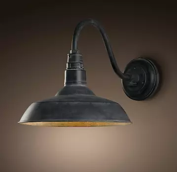 Бра Vintage Barn Sconce Old Grey