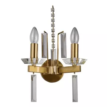 Бра Vivien Crystal Brass Wall Lamp