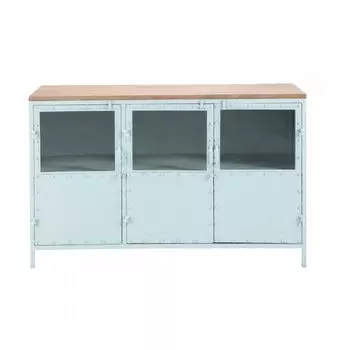 Буфет в стиле Лофт Industrial Rust Blue Chest Голубой