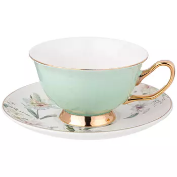 Чайная пара из фарфора 200 мл Green Tea Porcelain Set