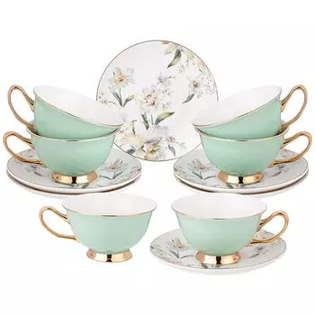 Чайный набор из фарфора на 6 персон Tea Porcelain Set