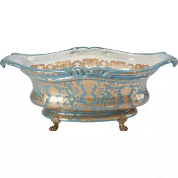 Чаша для фруктов ручной работы из фарфора Eden Garden