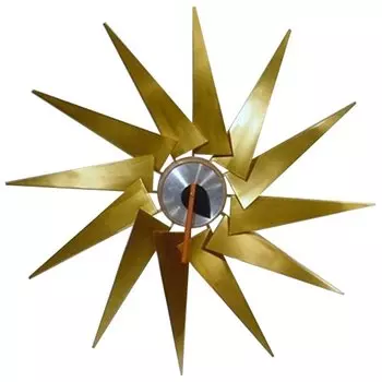 Часы George Nelson Turbine Clock