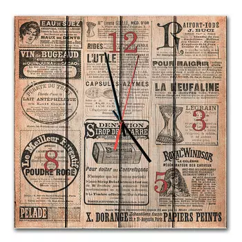 Часы OLD NEWSPAPER