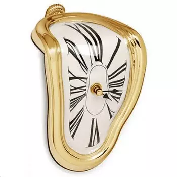Часы Salvador Dali Soft Clock Gold