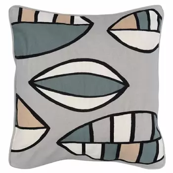 Чехол на подушку с рисунком и вышивкой Aurora Allure Drift