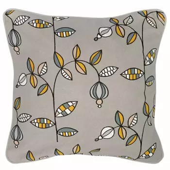 Чехол на подушку с рисунком и вышивкой Aurora Allure Sprout