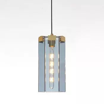Человек из стали Gray Glass Pendant Lamp