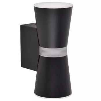 Черное матовое бра Hourglass Light