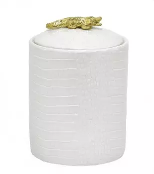 Декоративная банка с крышкой Golden Crocodile Big