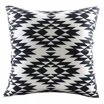 Декоративная подушка Black and White Pattern
