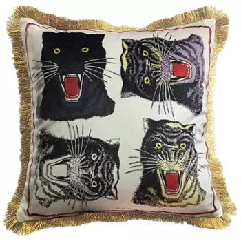 Декоративная подушка Cтиль Gucci Panthers