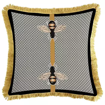 Декоративная подушка Cтиль Gucci Two Bees