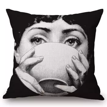 Декоративная подушка Fornasetti 009