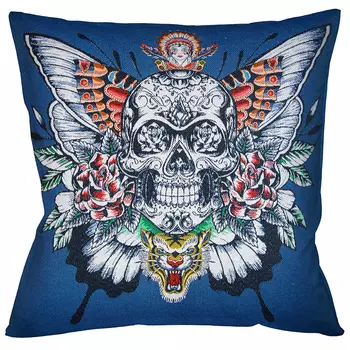 Декоративная подушка Ghost Rider Blue